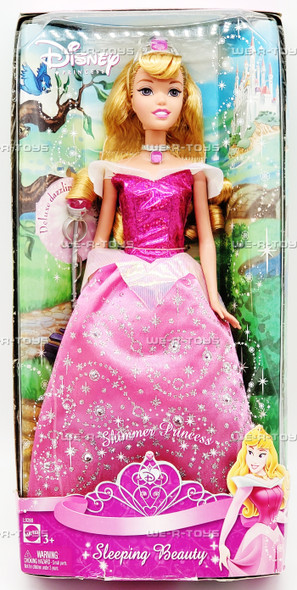 Disney Princess Shimmer Princess Sleeping Beauty Aurora Doll 2007 Mattel L9269