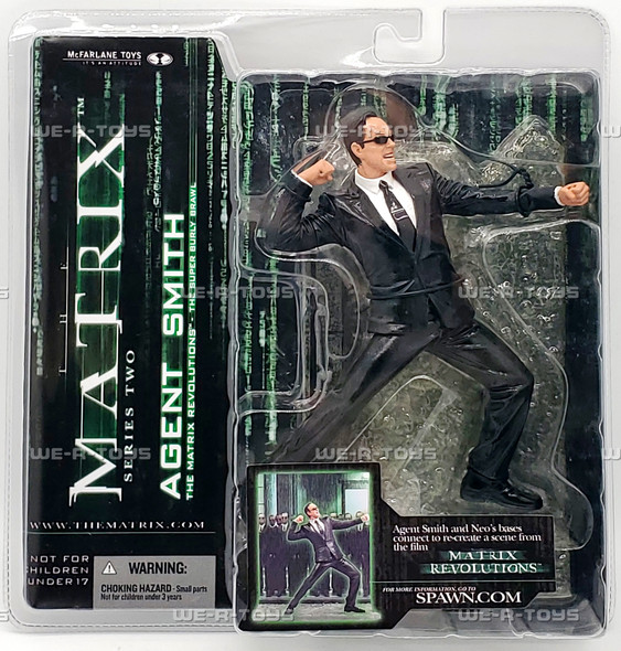 The Matrix Series Two Agent Smith Figure 2003 McFarlane Toys