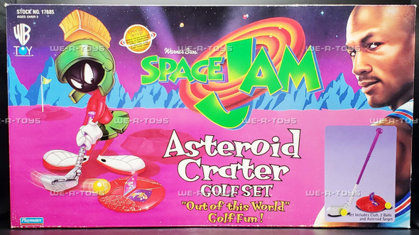 Space Jam Asteroid Crater Indoor-Outdoor Golf Set 1996 Playmates 17685 NRFB