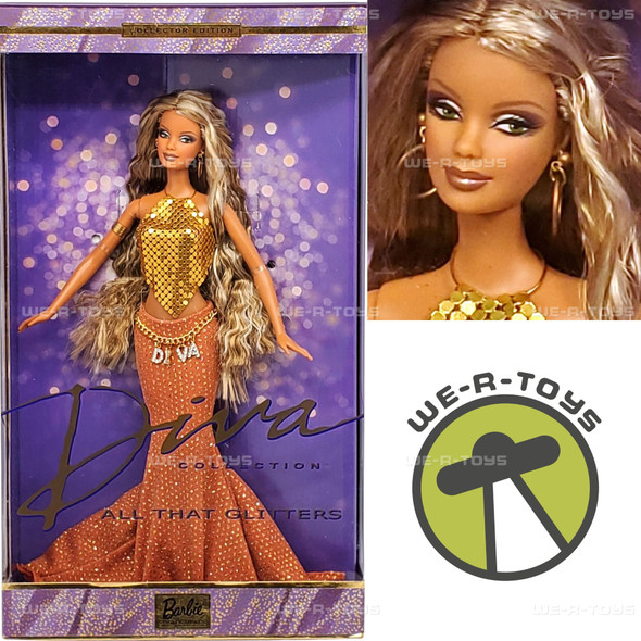 All That Glitters Barbie Doll The Diva Collection 2002 Mattel 55426 NRFB