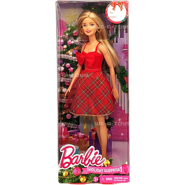 Barbie Holiday Surprise Doll 2015 Mattel DMN87