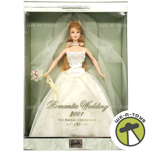 Romantic Wedding 2001 Barbie Doll The Bridal Collection Mattel 29438