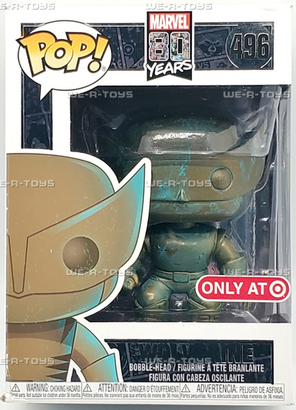 Funko POP Marvel 80th Anniversary Patina Wolverine 496 Vinyl Figure