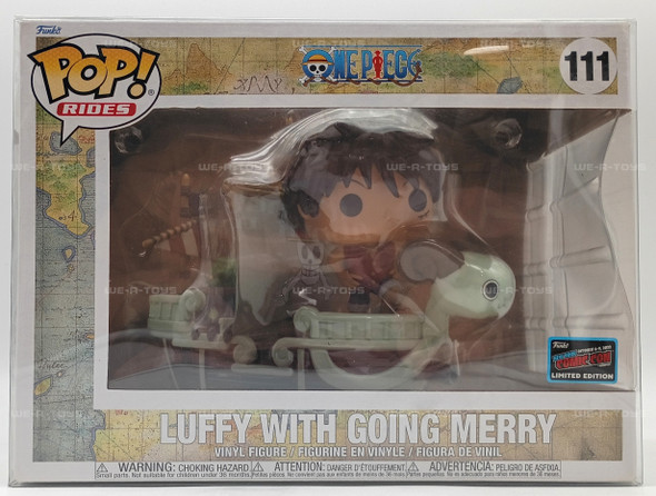 Funko Pop! One Piece Luffy With Going Merry 111 Vinyl Figure 2022 Limited Ed