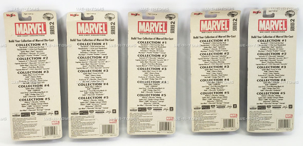 Lot of 5 Marvel Series 2 Maisto Die-Cast Vehicles Series 2 Collections 1-5 NRFP