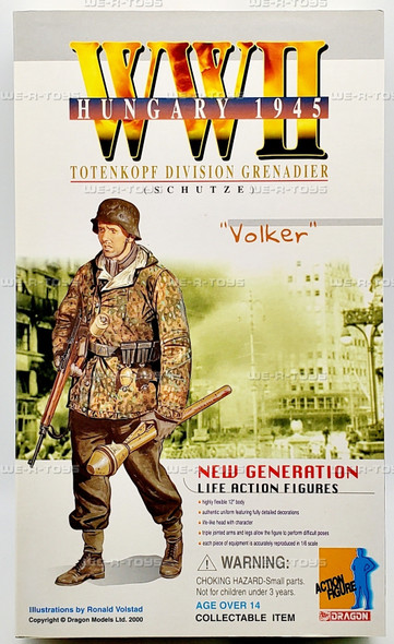 Volker Totenkopf Grenadier Hungary 1945 Schutze Action Figure Dragon No. 70018