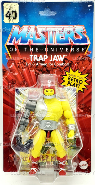 Masters of the Universe Trap Jaw Action Figure Unpunched 2022 Mattel HDT03