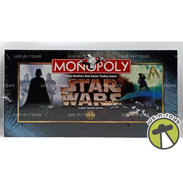 Star Wars Monopoly Classic Trilogy Board Game No. 40809 Parker Brothers 1997