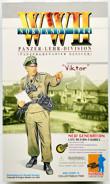 Dragon WWII Normandy 1944 Panzergrenadier Officer Viktor Action Figure NEW