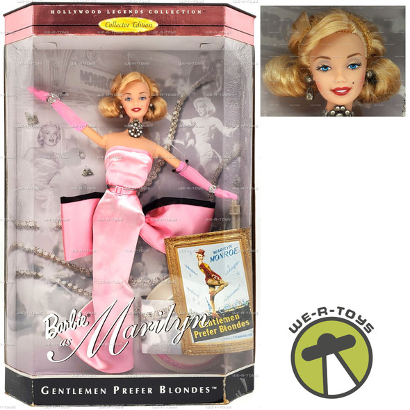 Barbie as Marilyn Monroe in Gentlemen Prefer Blondes Doll 1997 Mattel No. 17451