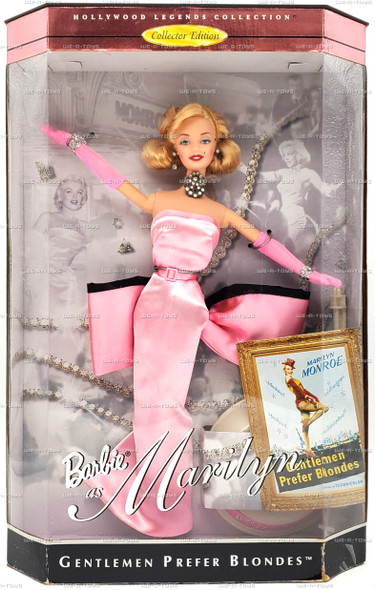 Barbie as Marilyn Monroe in Gentlemen Prefer Blondes Doll 1997 Mattel No. 17451