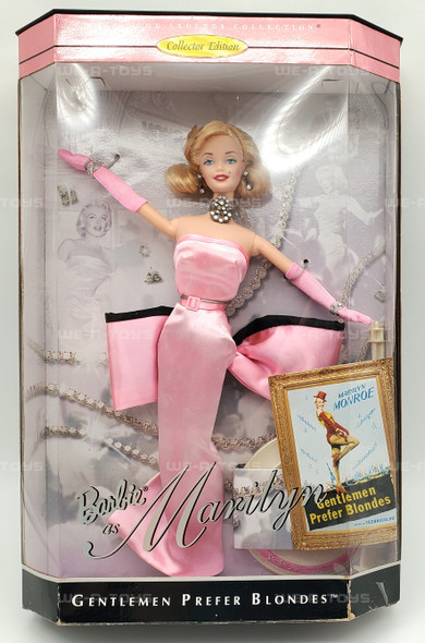 Barbie as Marilyn Monroe in Gentlemen Prefer Blondes Doll 1997 Mattel No. 17451