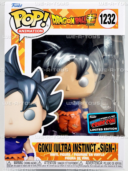 Funko POP Animation Dragon Ball Super Goku Ultra Instinct Sign 1232 Vinyl Figure