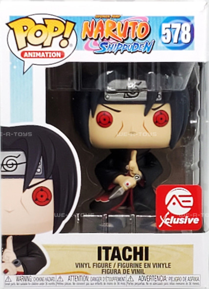 Funko Pop 578 Naruto Itachi Alliance Entertainment Exclusive Vinyl Figure NRFB