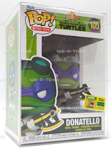 Funko Pop! Retro Toys MMPR TMNT Donatello as Black Ranger SDCC LE #105 New