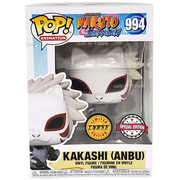 Funko Pop! Animation Naruto Shippuden Kakashi Anbu Figure Chase Limited Edition