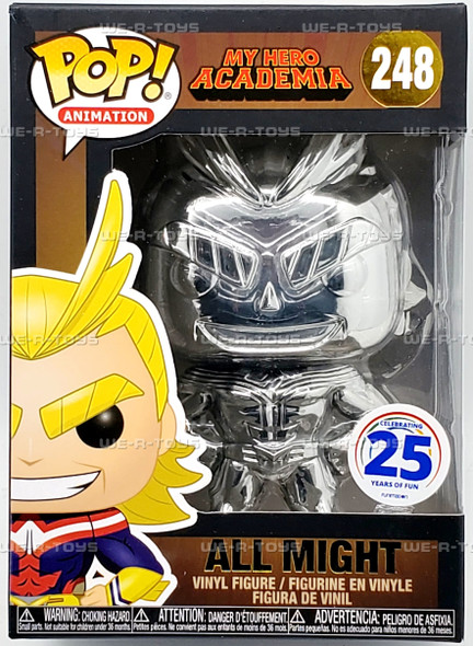 Funko POP Animation My Hero Academia Chrome All Might 248 Vinyl Figure