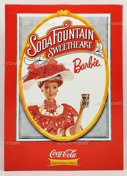 Soda Fountain Sweetheart Barbie Doll Coca-Cola 1996 Mattel 15762