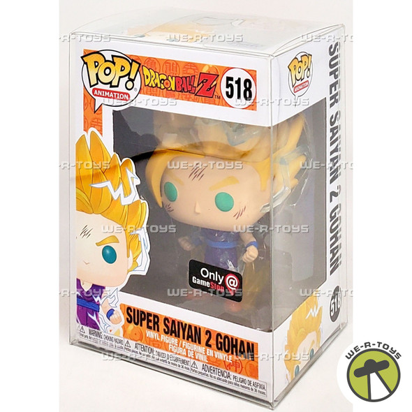 Funko POP Animation Dragon Ball Z Super Saiyan 2 Gohan Vinyl Figure 518 NEW