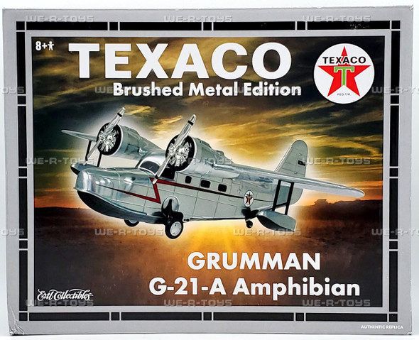 Texaco Brushed Metal Edition Grumman G-21-A Amphibian Coin Bank Ertl Collectible