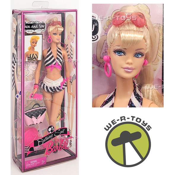 Then and Now Collection Bathing Suit Barbie Doll 1959-2009 50th Anniversary NEW