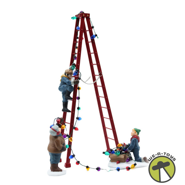 Department 56 Town Tree Trimmers Set of 4 Figurines #55662 Retired