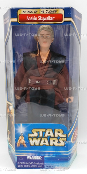 Star Wars Attack of the Clones Anakin Skywalker Action Figure 2002 Hasbro NRFP