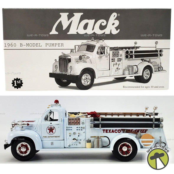 First Gear Texaco Fire Chief 1960 Mack B-Model Pumper Vehicle #19-2250 New