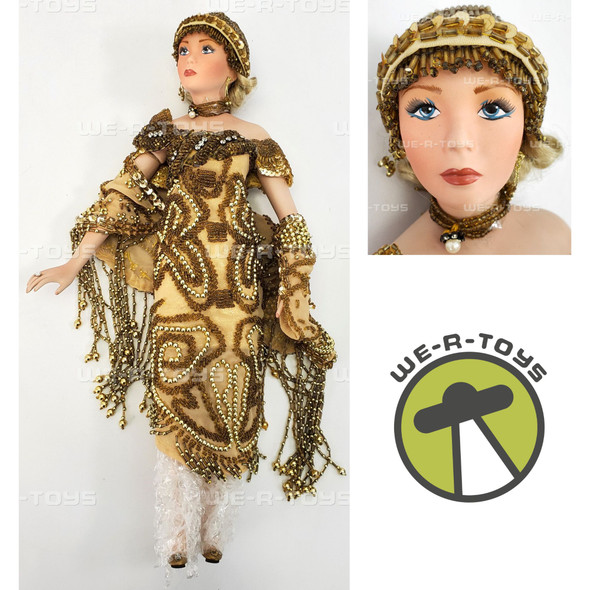 Rustie Doty Zoey Doll Fabulous Flappers Series 18" Porcelain Doll 1999 Used