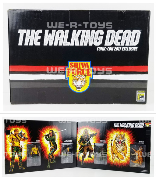 The Walking Dead Shiva Force Comic-Con 2017 Exclusive Action Figure Set NRFB