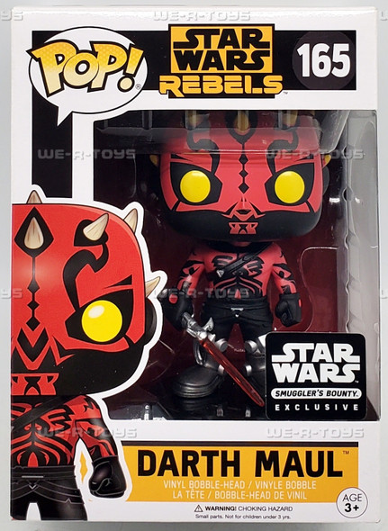 Funko Pop! Star Wars Rebels Darth Maul 165 Exclusive Bobble-Head Figure