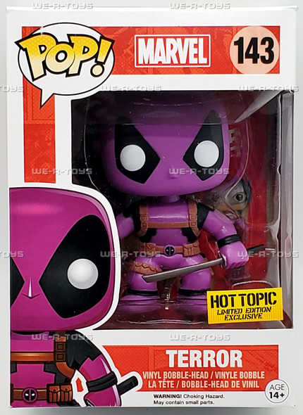 Funko POP Marvel Deadpool Terror 143 Purple Figure