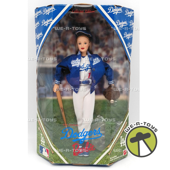 Los Angeles Dodgers Barbie Doll Barbie Collectibles1999 Mattel 23882