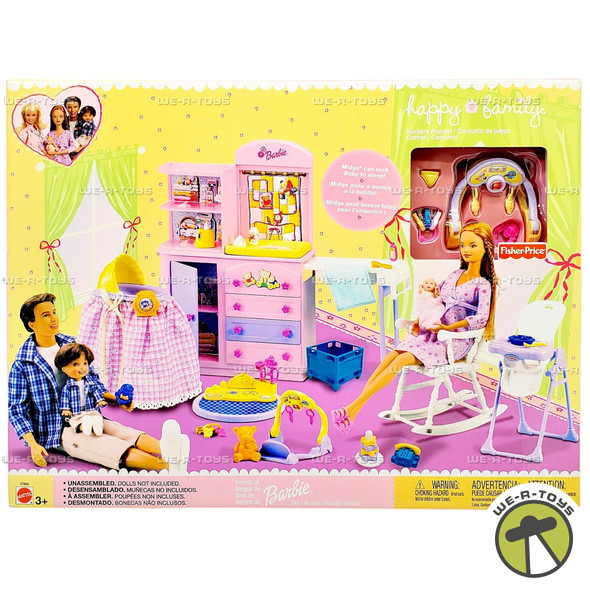 Barbie Happy Family Baby's First Birthday Playset 2003