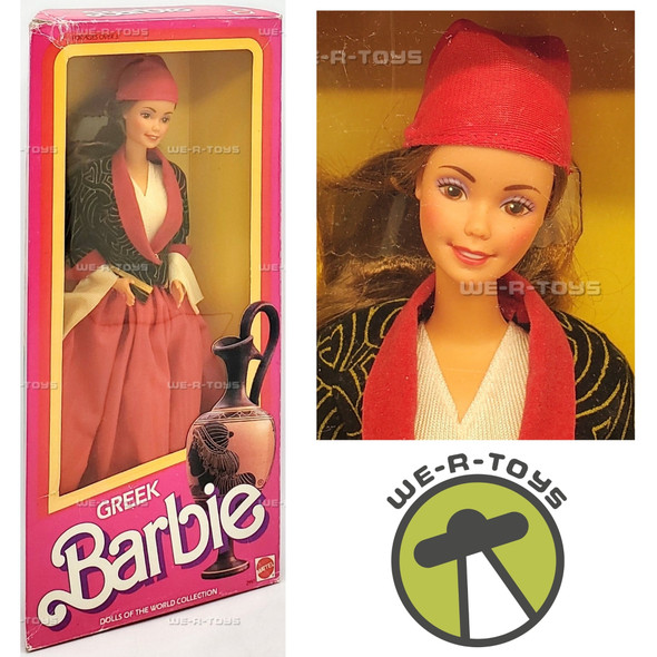 Barbie Dolls of the World Collection Greek 1985 Doll Mattel 2997