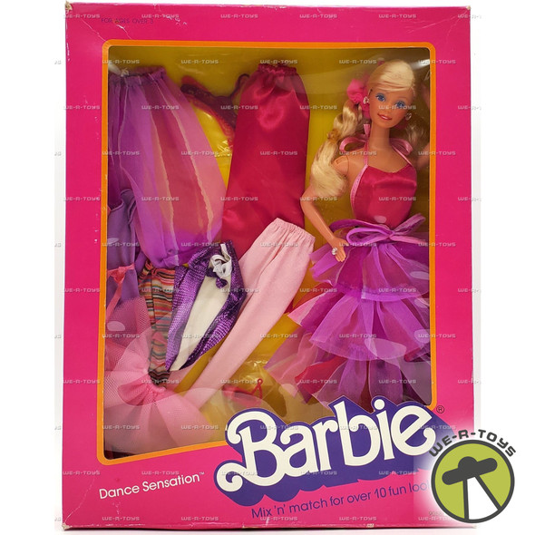 Barbie Dance Sensation Doll Over 10 Fun Looks 1984 Mattel 9058