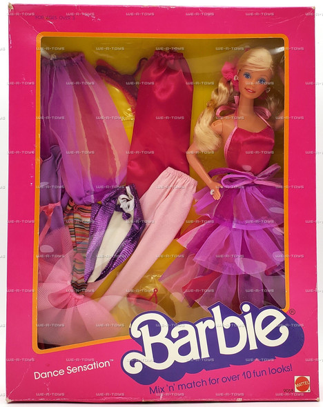 Barbie Dance Sensation Doll Over 10 Fun Looks 1984 Mattel 9058