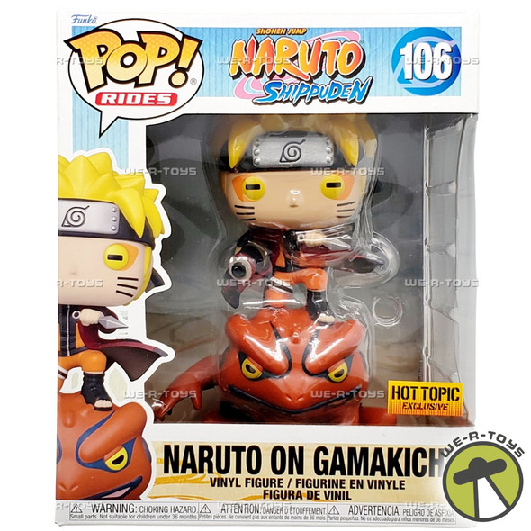 Funko POP Rides Naruto Shippuden and Gamakichi 106 Figure