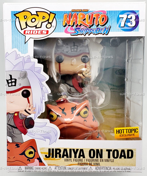 Funko Pop Rides 73 Naruto Shippuden Jiraiya on Toad Figure Hot Topic Exclusive