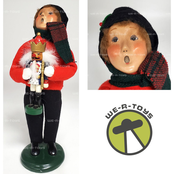 Byers' Choice Victorian Caroler Figure W/ Nutcracker Toy 2003 Used Byers' Choice Victorian Caroler Figure W/ Nutcracker Toy 2003 Used