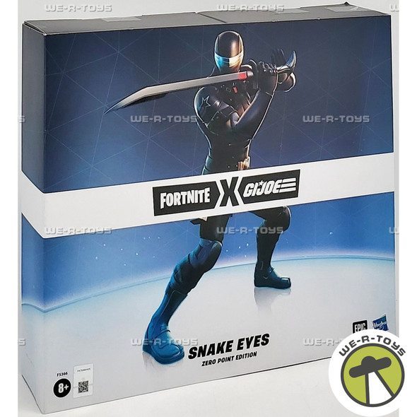 Fortnite x G.I. Joe Collab Snake Eyes Zero Point Edition Figure Hasbro F5366