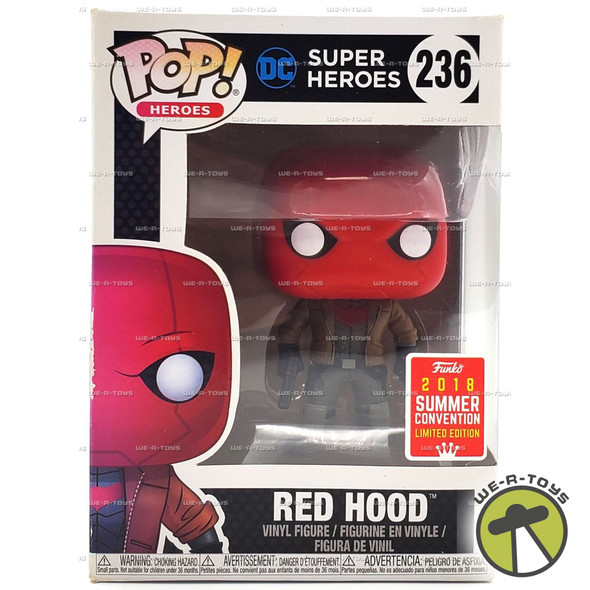 Funko POP! DC Super Heroes Red Hood Vinyl Figure 236 Limited Edition 2018
