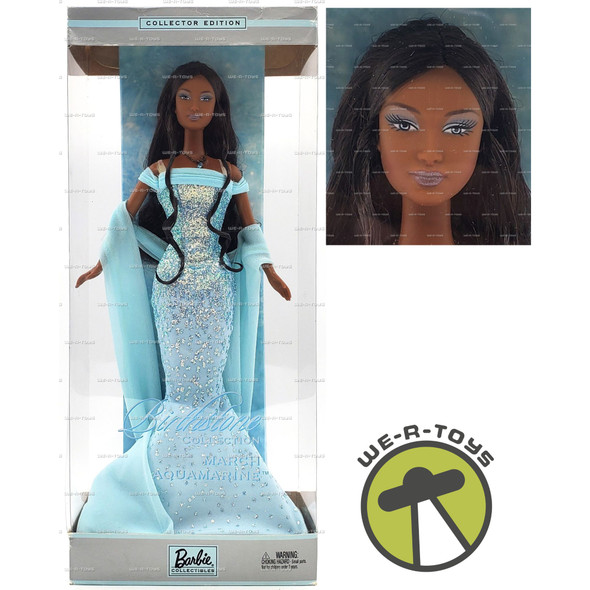 Barbie Birthstone Collection March Aquamarine Doll 2002 Mattel C0585