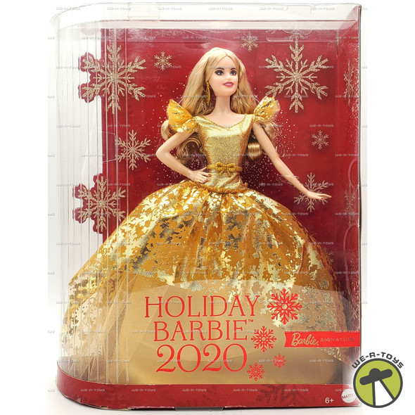 Barbie Signature Holiday 2020 Blonde Doll Mattel #GHT54