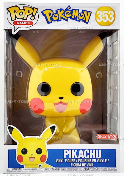 Funko POP Games Pokemon Pikachu 353 Large Vinyl Figure