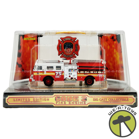 Code 3 FDNY Seagrave Pumper E75 Fire Truck JC Penny Exclusive 1997 NEW