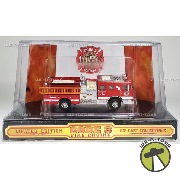 Code 3 Seagrave 1997 City of LA Die-Cast Fire Engine Limited Edition #02450 NRFP