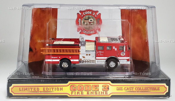 Code 3 Seagrave 1997 City of LA Die-Cast Fire Engine Limited Edition #02450 NRFP