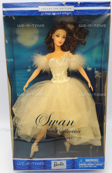 Barbie Swan Lake Swan Ballerina Classic Ballet Series 2001 Mattel 53867 NRFB