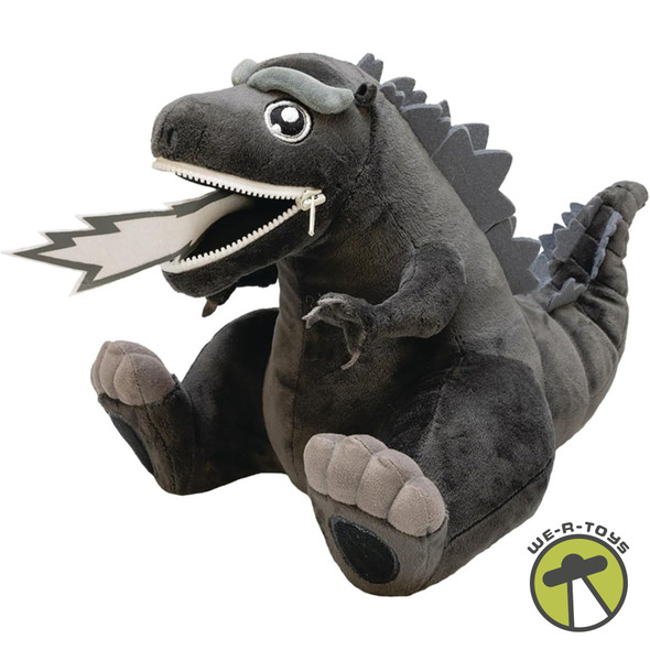 Godzilla Black and White PX Zippermouth Plush Quantum Mechanix